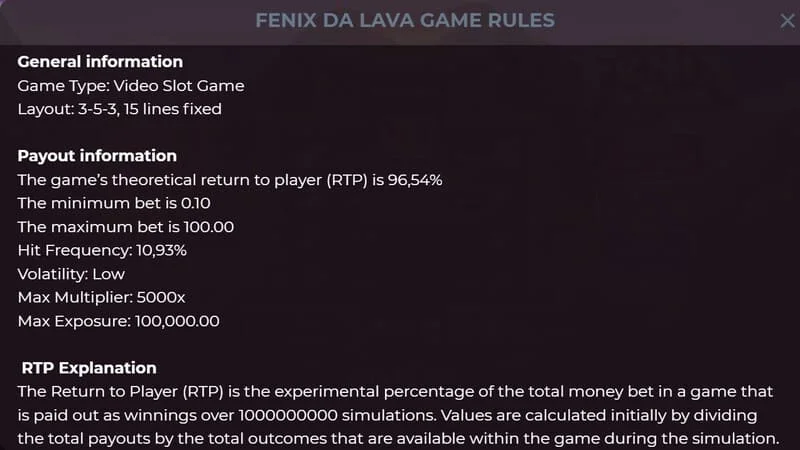 Fenix da Lava - σταθερά Jackpot Mini, Minor, Major και Grand